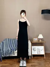 エレガントなデザインのノースリーブフレアドレス【長丈・体型カバー・夏用】（セットアップ対応）