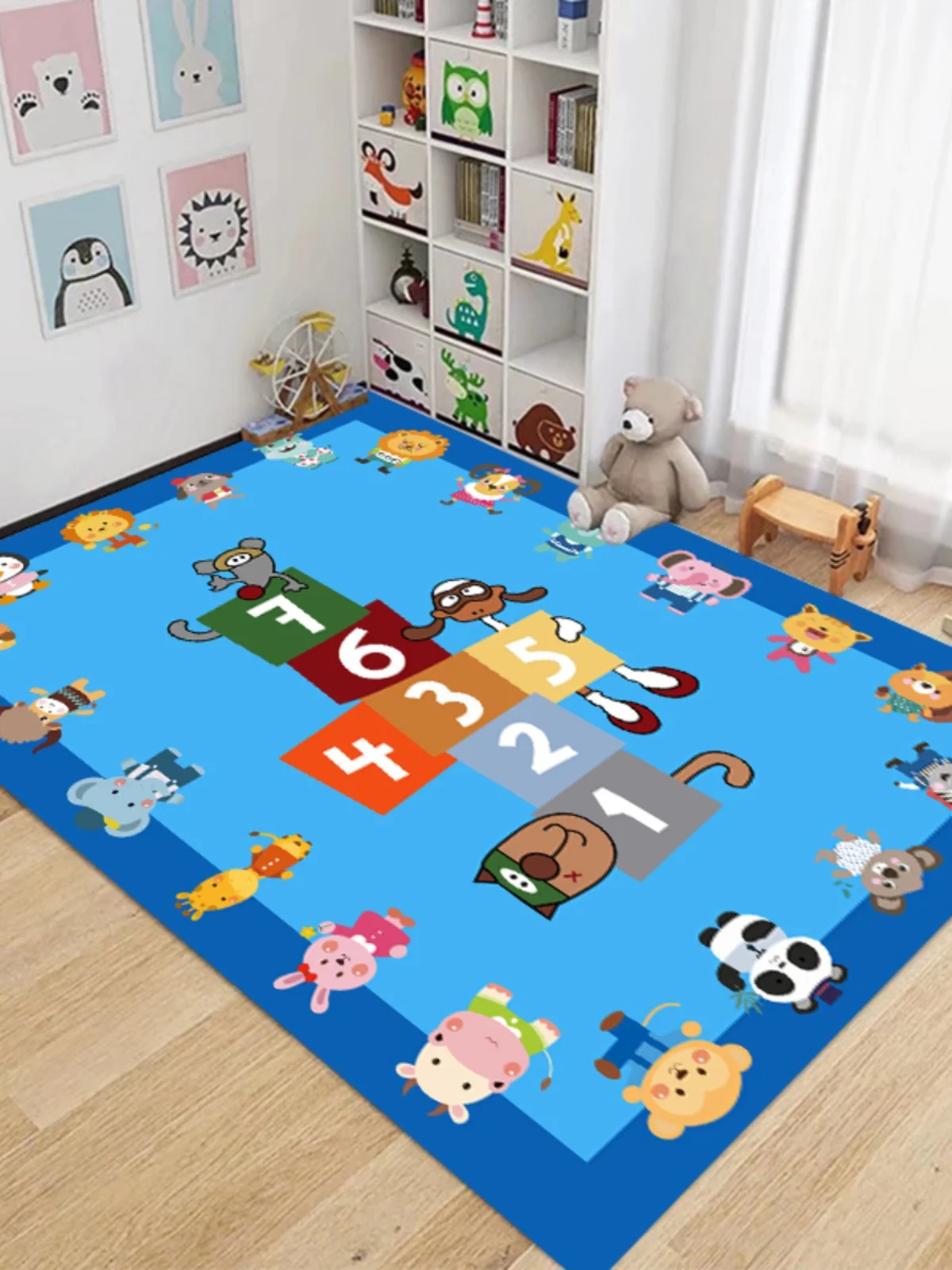 絵本図書館 読書エリア 早期教育・保育センター カーペット：商用空間における子ども向け読書環境の最適化