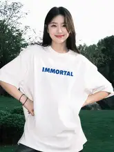 白色のショートスリーブTシャツ【コットン・ルーズフィット・カジュアルスタイル】