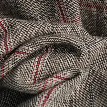 ストレッチウエストとドローコード付きのビンテージチェックカジュアルパンツ【女性用・春夏用】