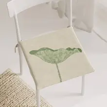 禅風 蓮の花デザイン座布団【オフィス用・長時間座れる・家庭用】