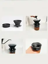 アウトドア用ポータブルハンドドリップコーヒーセット【旅行用・ミル・フィルター・折りたたみカップ・キャンプ用】（セットアップ対応）