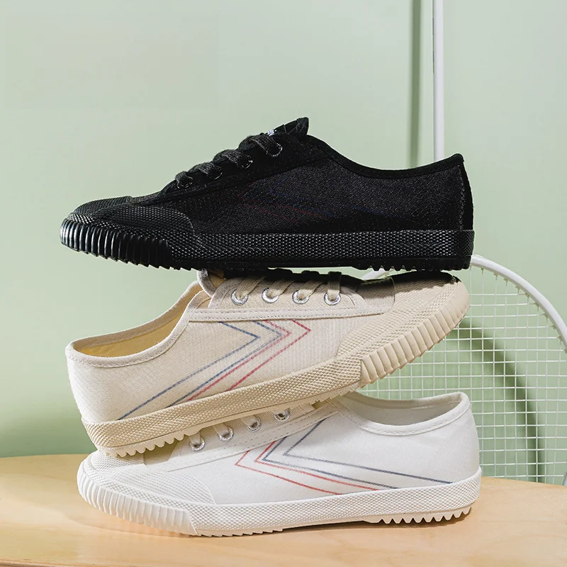 Feiyue キャンバススニーカー【秋用・レトロスタイル・シンプル・女性用】