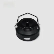 トラベル用アルミ製お湯沸かしポット【キャンプ・ハンドドリップコーヒー・お茶用・注ぎ口付き】
