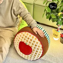おしゃれなクッションスツール【リビング・寝室用・インテリアデザイン・洗えるカバー】