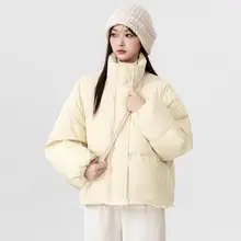 白鸭绒ダウンジャケット【冬用・保温・ショート丈】（セットアップ対応）