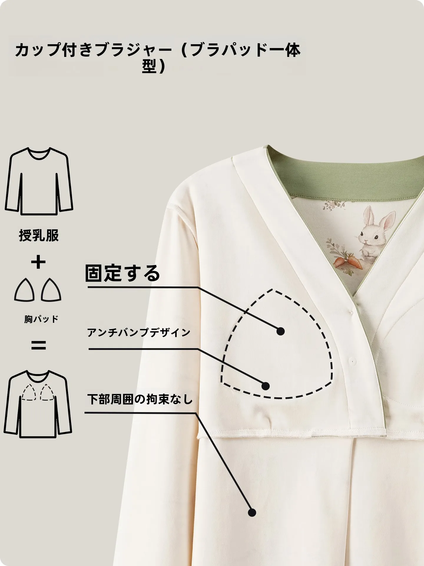産後1ヶ月外出で「授乳しながらもおしゃれに」できるコットンルームウェアは？