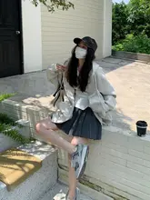 ソロキ オーバーサイズ フード付きトレーナー【カジュアル・ゆったり・学院風】