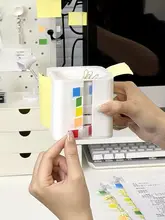 便利なメモ用インデックスシールセット【学生・オフィス用・収納ボックス付き】