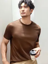 高級感あるメンズ天絲モダールTシャツ【丸首・短袖・洗濯機対応・型崩れしない】