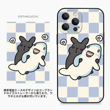 イラストレーターとのコラボレーションによるスマホケース【うさぎデザイン・iPhone、Huawei、Xiaomi、Vivo、Oppo対応】
