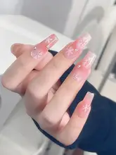 雪の結晶と星、ハート、リボンデザインのネイルステンシル【ネイルアート用・多用途】