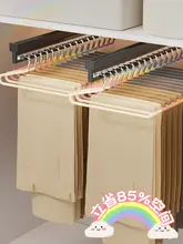 衣類収納に最適！エッジデザインのハンガー【無痕クリップ付き・省スペース】
