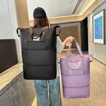 牛津布製 超大容量リュックサック【旅行用・多機能・肩掛け・入院・衣類収納】