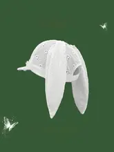 うさ耳デザインのキャップ【春夏用・軽量・通気性あり・おしゃれなフォト帽子】