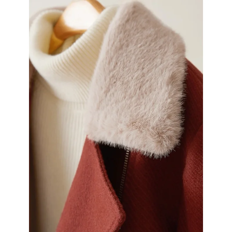 冬用 レディース ぽかぽか感のあるカラーブロックキルティングコート【厚手・カジュアル・多用途】