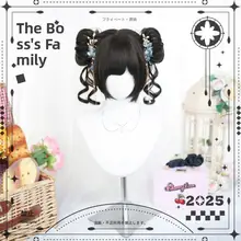 二次元風ショートカールウィッグ【ロリータスタイル・全頭カバー】