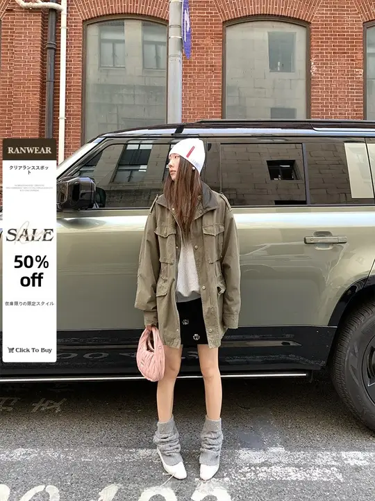 Ranwear ワークジャケット【多ポケット・ウォッシュドデザイン・カジュアル】