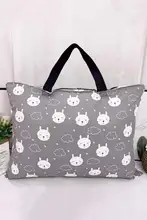 可愛いデザインの収納バッグ【幼稚園用・コットンキャンバス・手提げタイプ】