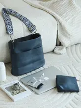 トートバッグ ショルダーバッグ レディース PUレザー 斜め掛け 上品 きれいめ ミニポーチ 2点セット