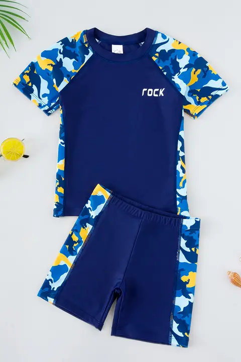 YUKE 男の子用分体水着【青少年向け・冬用・極上の柔らかさ】（セットアップ対応）