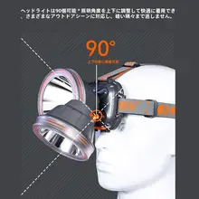 康铭 充電式防水釣り用ヘッドランプ【超高輝度・長時間持続・強力リチウム電池】
