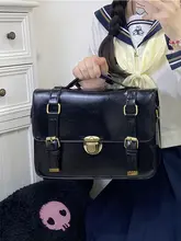 レトロなデザインの女子用JK制服風リュック【学院スタイル・ダブルショルダー】