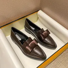 厚底ローファーシューズ【レトロスタイル・春秋用・幅広対応】