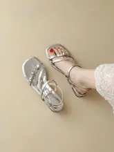 トングサンダル レディース 太ヒール シルバー 夏 きれいめ 上品 疲れにくい