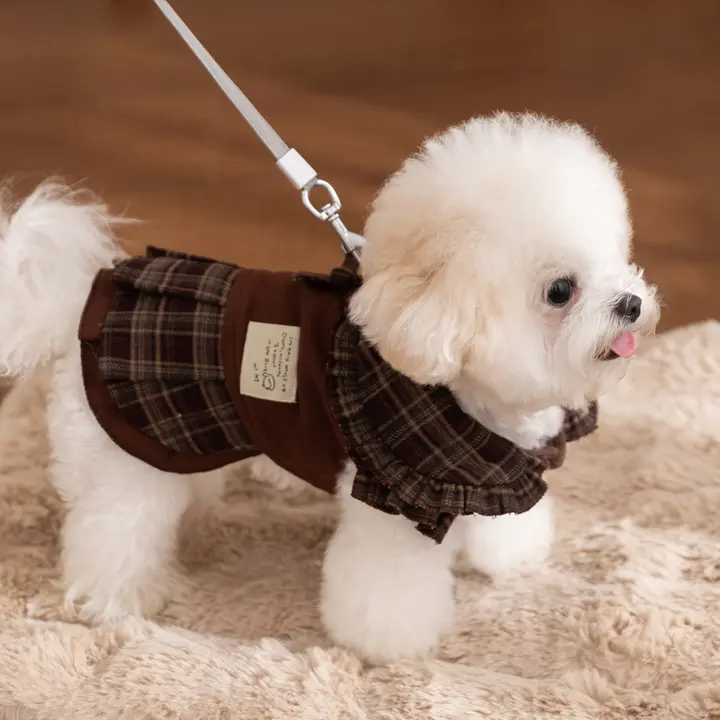hipidog 小型犬用 秋冬犬服【ビション・テディ・シュナウザー・ヨークシャーテリア対応】