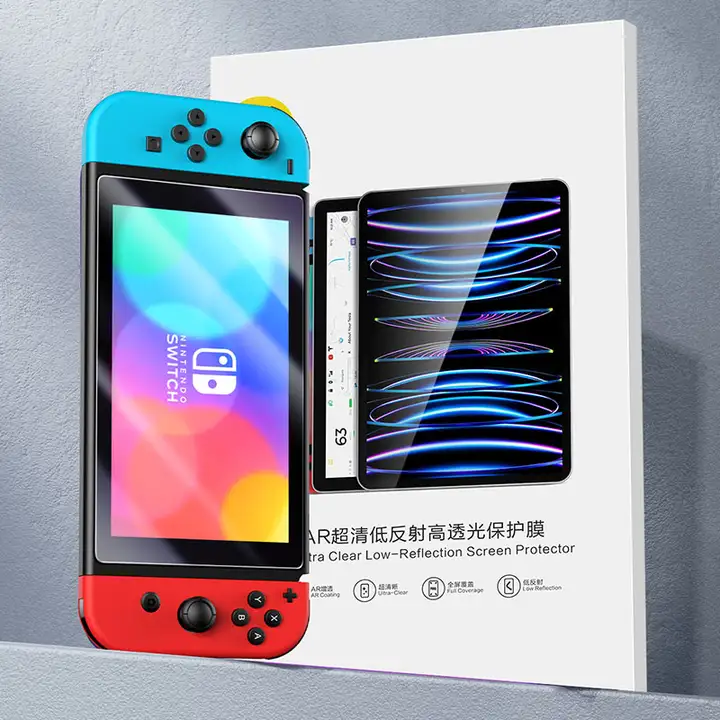 SmartDevil 保護フィルム Nintendo Switch 2 有機ELモデル バッテリー持続モデル 対応 ARコート 低反射 高画質 飛散防止