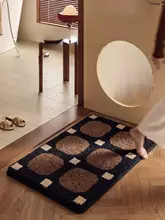 高級感ある浴室用吸水マット【滑り止め・厚手・長いファイバー】