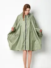 男女兼用 防水軽量透湿レインコート【自転車用・おしゃれデザイン】