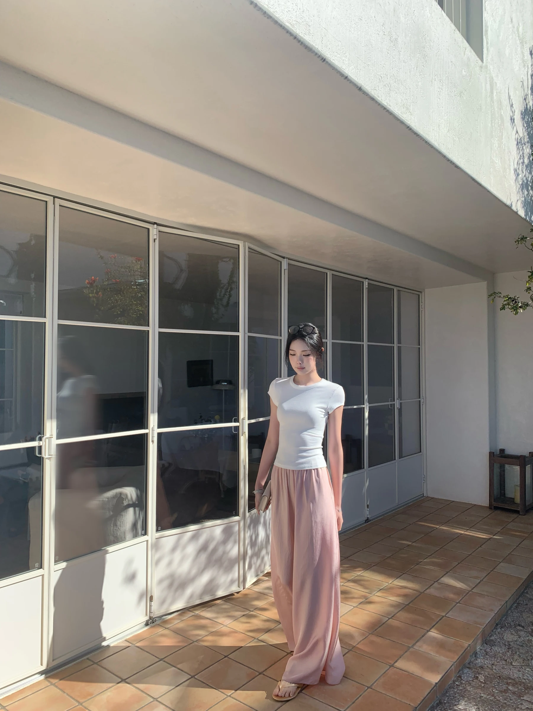 ドローコードパンツ：醋酸繊維製の直筒デザインで快適な日常着用を実現