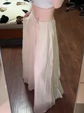 大きなサイズのパンツ【ベージュ・抽象ドレープ・ワイドレッグ】（セットアップ対応）