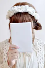 カチューシャ レディース レース ギャザー パフ トップボリューム 小顔効果 ハンドメイド