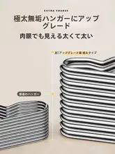 ステンレス製ハンガー【家庭用・丈夫で厚みのあるデザイン】