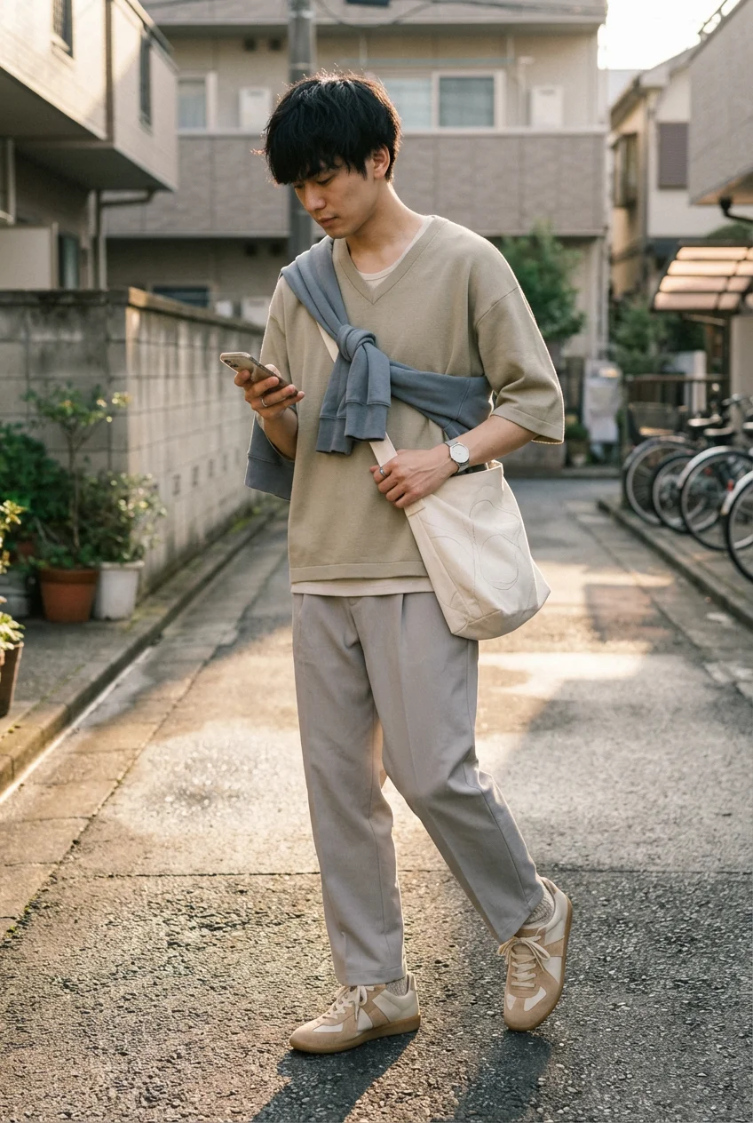 カーゴパンツ コーデ レディース 失敗しない選び方・通勤シーンで自然な印象を演出