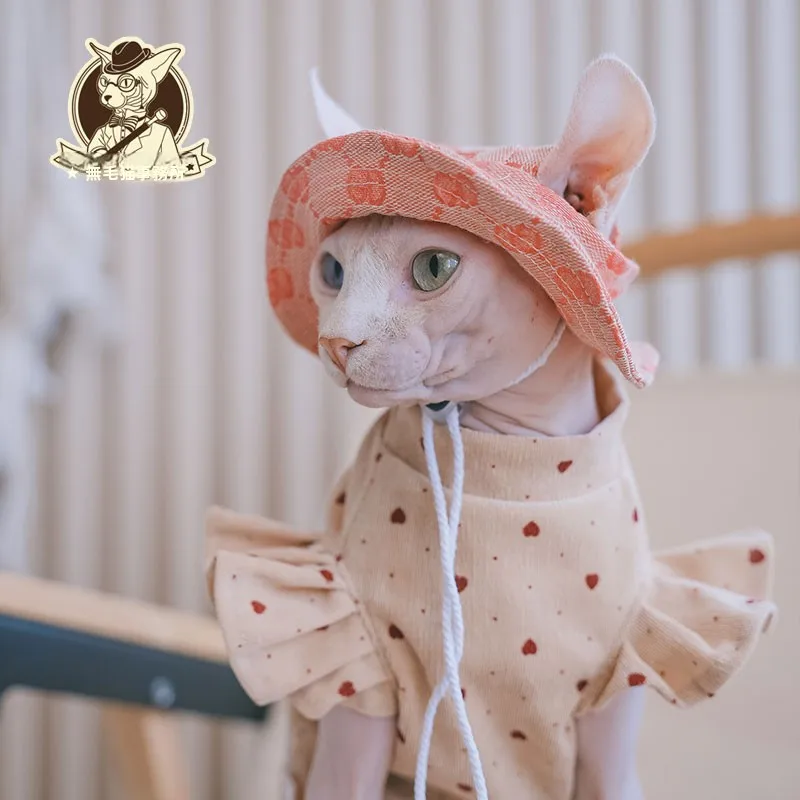 かわいい猫デザインスフィンクス用ドレス【プリンセススリー  ブ・ハート柄】とは？