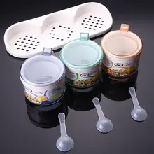 ガラス製調味料入れ【スプーン付き・調味料ボトル・小型収納用】（セットアップ対応）