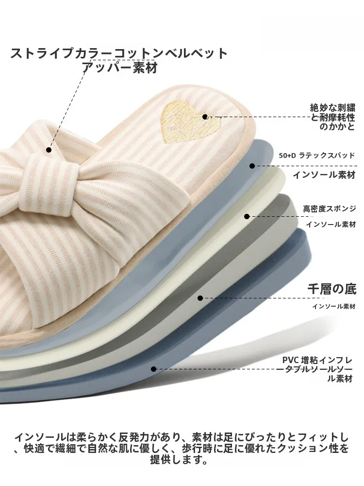 女性用スプリングサマー室内スリッパ：極上の柔らかさと静音設計の実用性解析