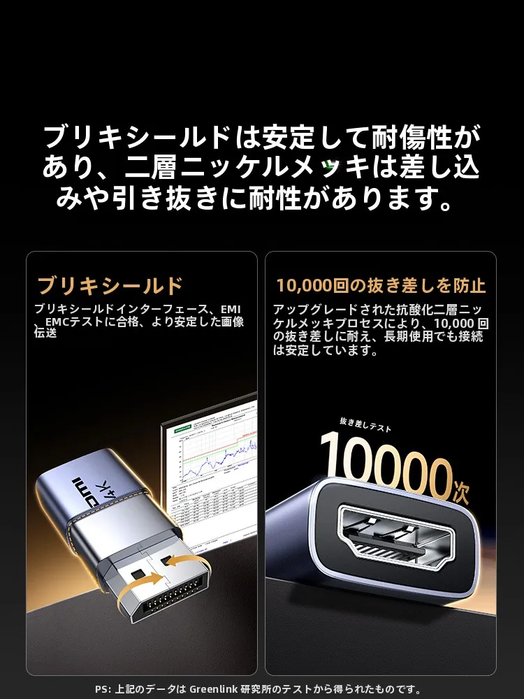 DPからHDMIへの変換アダプタ：高解像度・デュアルモニター対応の実用性と性能解析