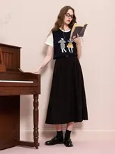 梨型デザインのロングスカート【マーベリック加工・大きなフレア・女性用】（セットアップ対応）