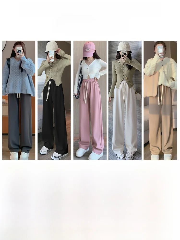 2026秋冬トレンド パンツ どんな風に着る？羊羔绒 ワイドレッグパンツが女性らしいスタイルを創り出す理由