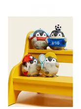 可愛い毛並みの小さなペンギン吊り下げ人形【古風デザイン・ファッションアクセサリー】
