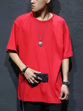 コットンラウンドネック半袖 Tシャツ ヒップホップストリート