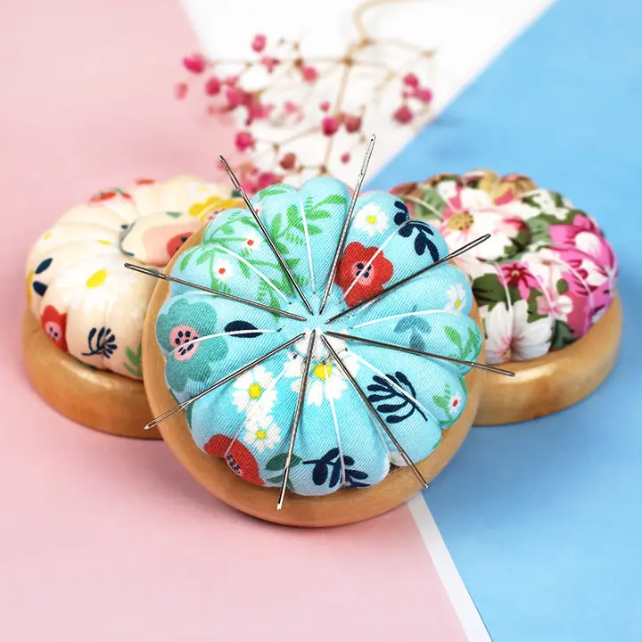 刺繍用針刺し道具【南瓜型・木製・DIY用】