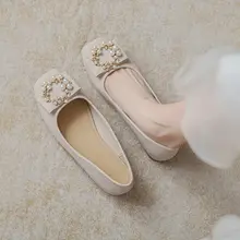 フラットパンプス【秋用・スカートとの相性抜群・極上の柔らかさ・大きいサイズ対応】（セットアップ対応）