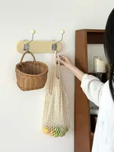 ビンテージ風のブナ材壁掛けフック【寝室や試着室に最適】