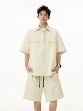フィット半袖シャツ【メンズ・オープンカラー・速乾・夏用】（セットアップ対応）
